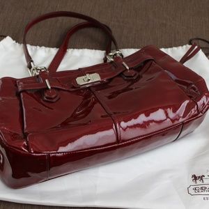 Coach Chelsea Patent Leather Jayden Carryall Purse